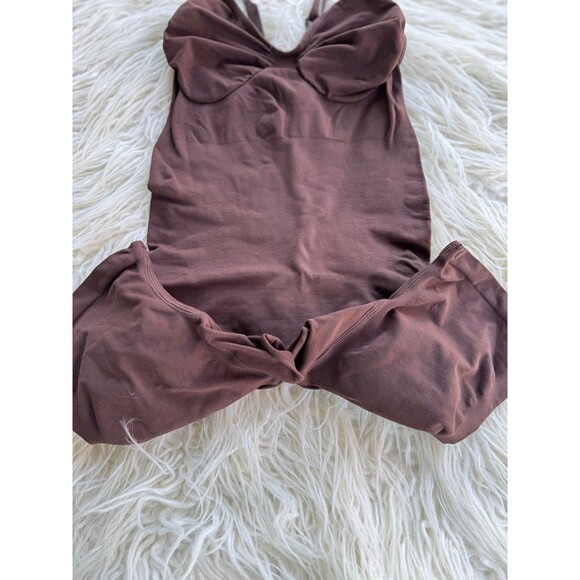 Skims Seamless Sculpt Mid Thigh Bodysuit Cocoa Size 2X/3X - Picture 5 of 9